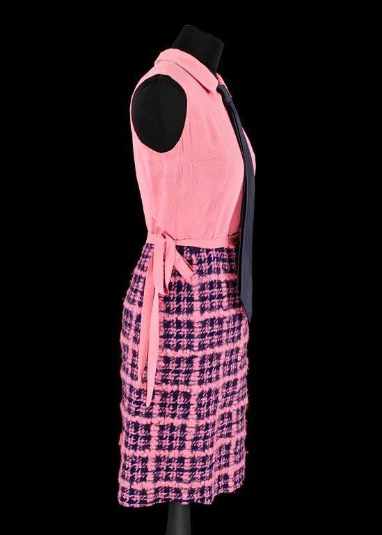 A 1960s two-piece ensemble consisting of coat and dress by Rachelle Duprè.