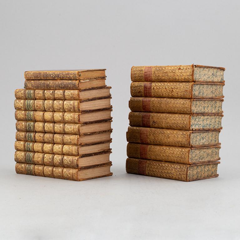 1700-talslitteratur (17 vol.).
