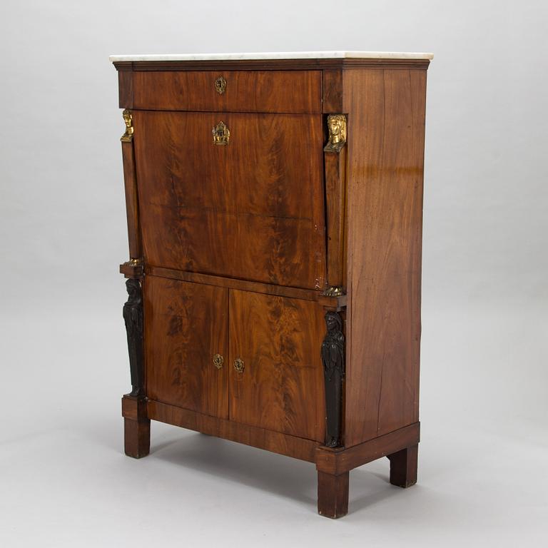 An early 19th century French Empire secretaire.