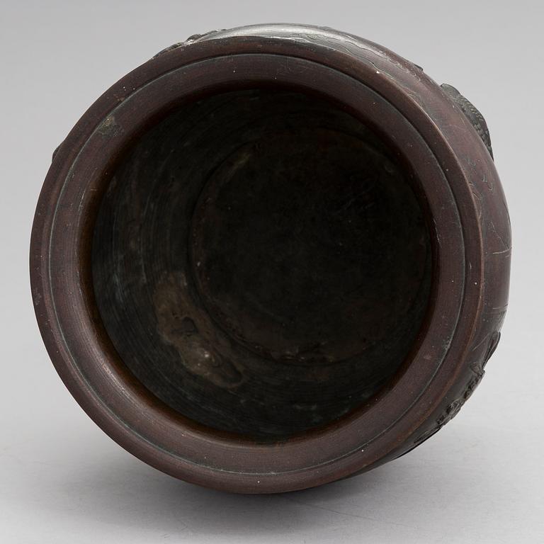 SKÅL, brons, Japan, 1900-talets början.