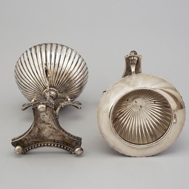 A matched pair of Swedish silver sugar-bowls, mark of JE Torsk and GAB, Stockholm, 1906.