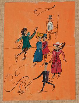 Madeleine Pyk, Skridskobanan.