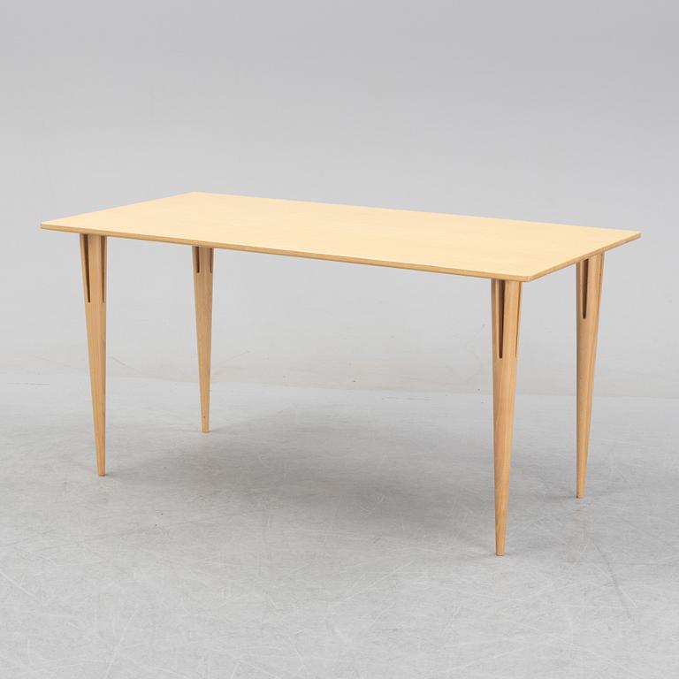 Bruno Mathsson, a birch-veneered dining table from Bruno Mathsson International.