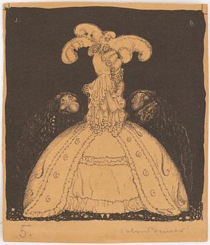 John Bauer, "Två friare" ("Two Suitors").