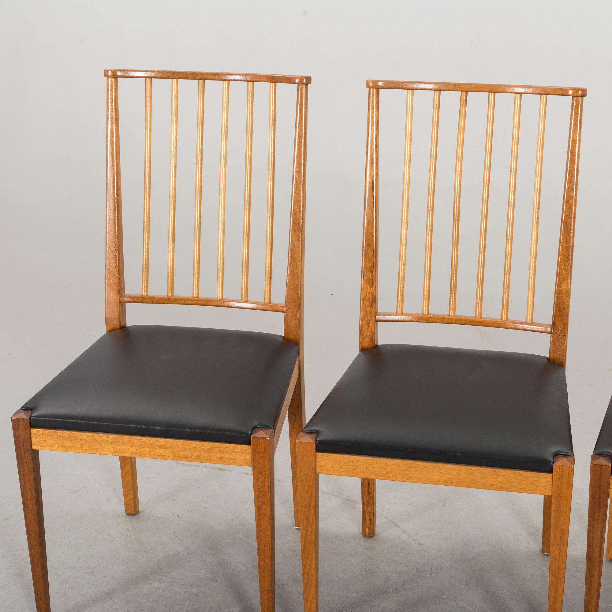 JOSEF FRANK,a set of 4 chairs, modell 970, Svenskt Tenn.