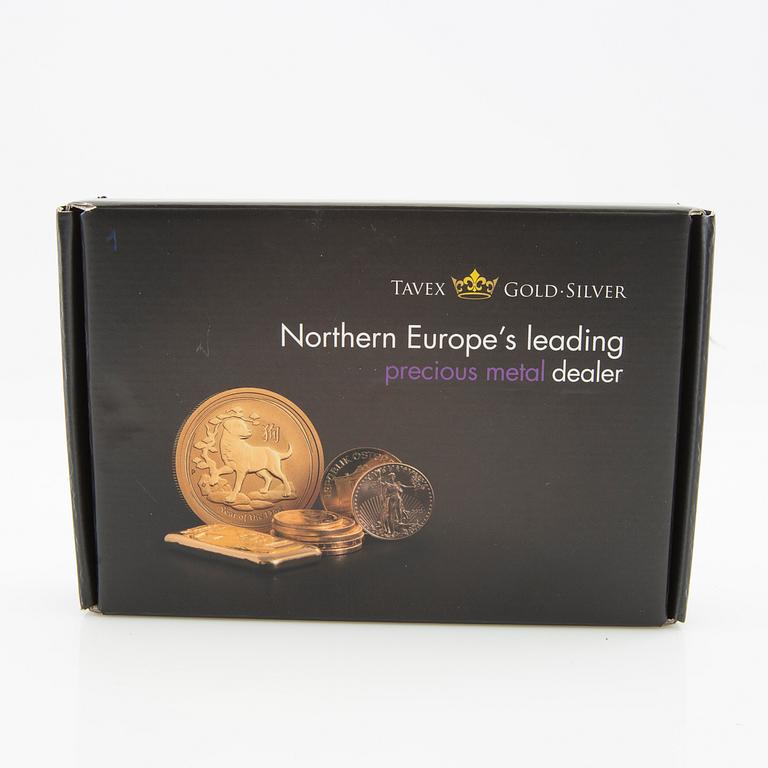 14 pcs 1oz coins 999 silver.