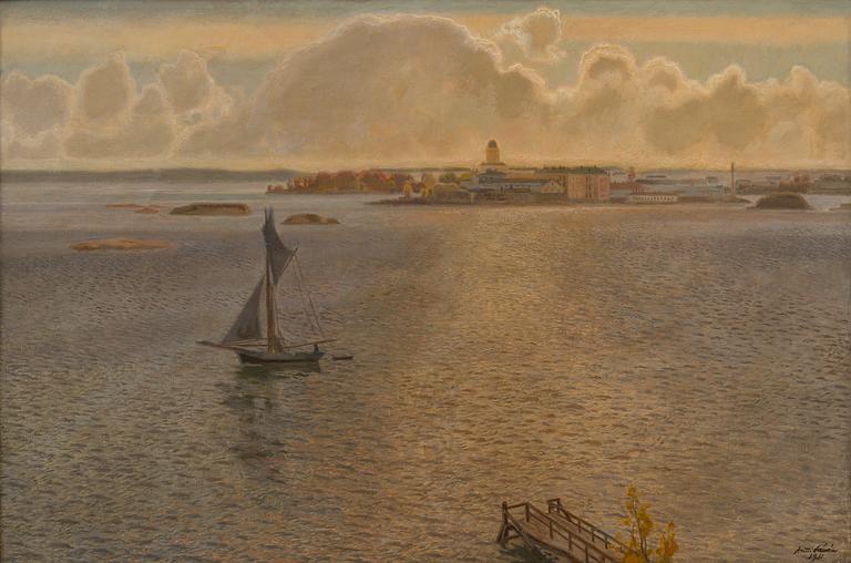 ANTTI FAVÉN, VIEW OVER SUOMENLINNA.