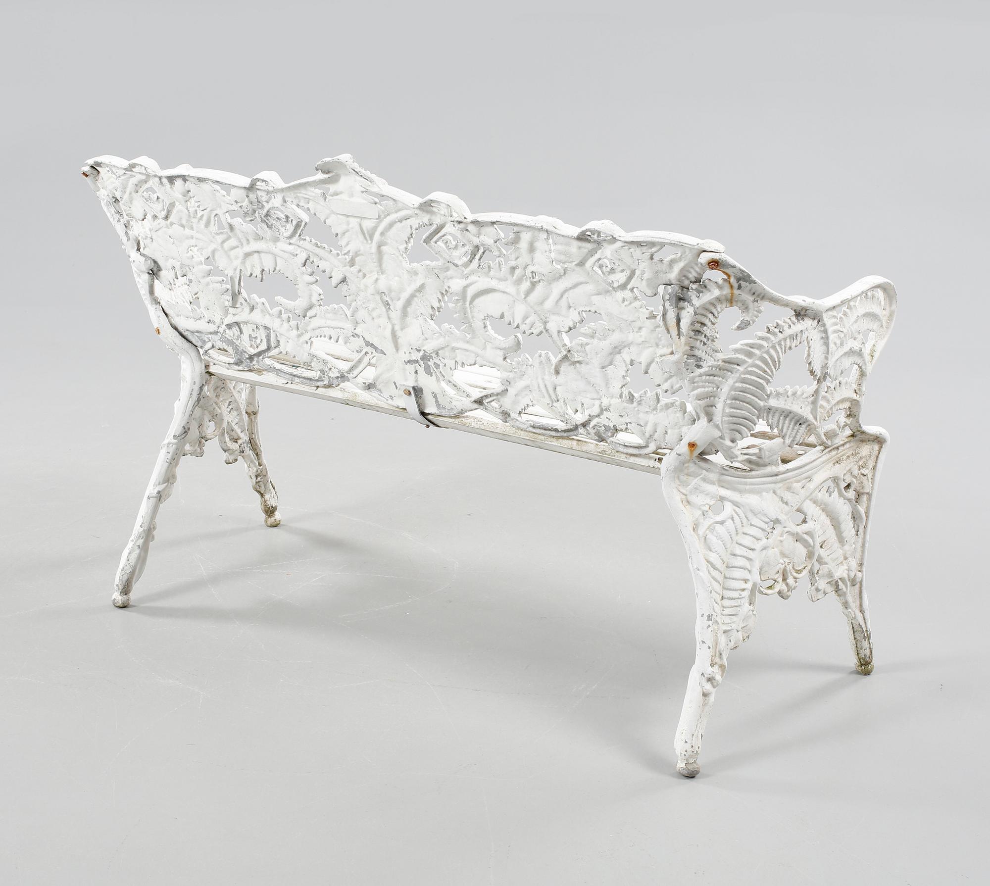 TRÄDGÅRDSSOFFA, aluminium, 1900-talets andra hälft.
