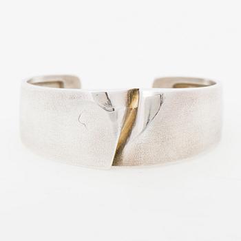 ARMRING, "Darinas smycke", silver. Björn Weckström, Lapponia 1973.