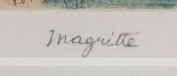 René Magritte, after, ”L’art de vivre”.