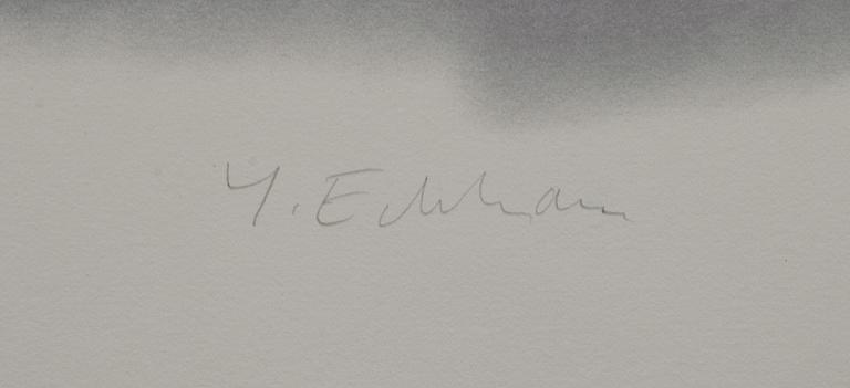 YRJÖ EDELMANN, färglitografi, signerad och numrerad 153/199.