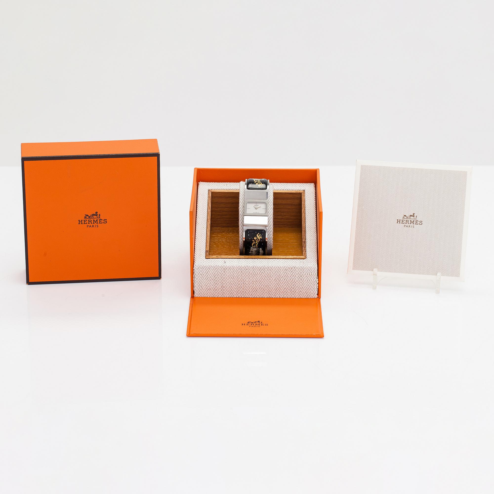 Hermès, wristwatch, 19 mm.