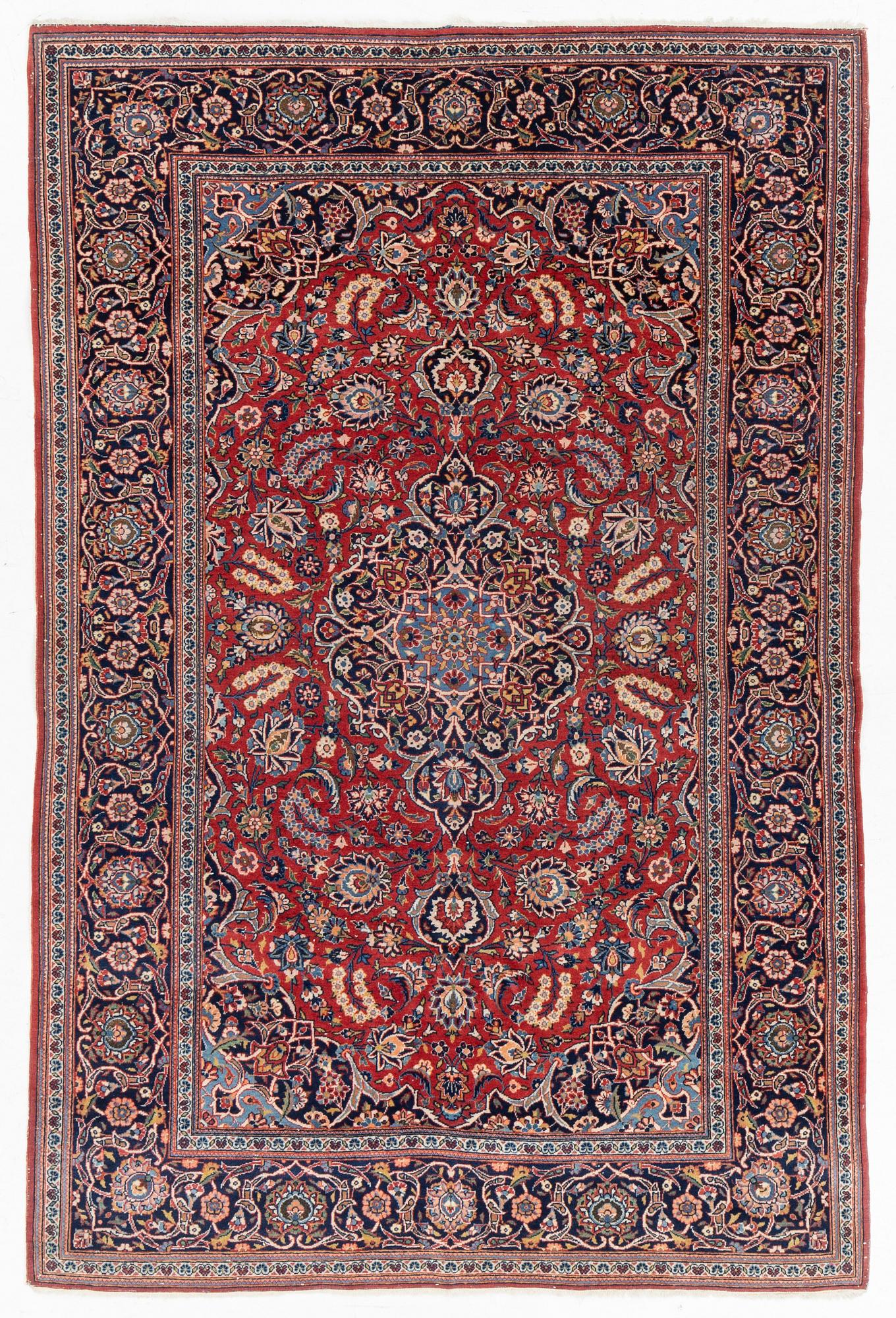 Rug, Keshan, Ca. 205 x 135 cm.