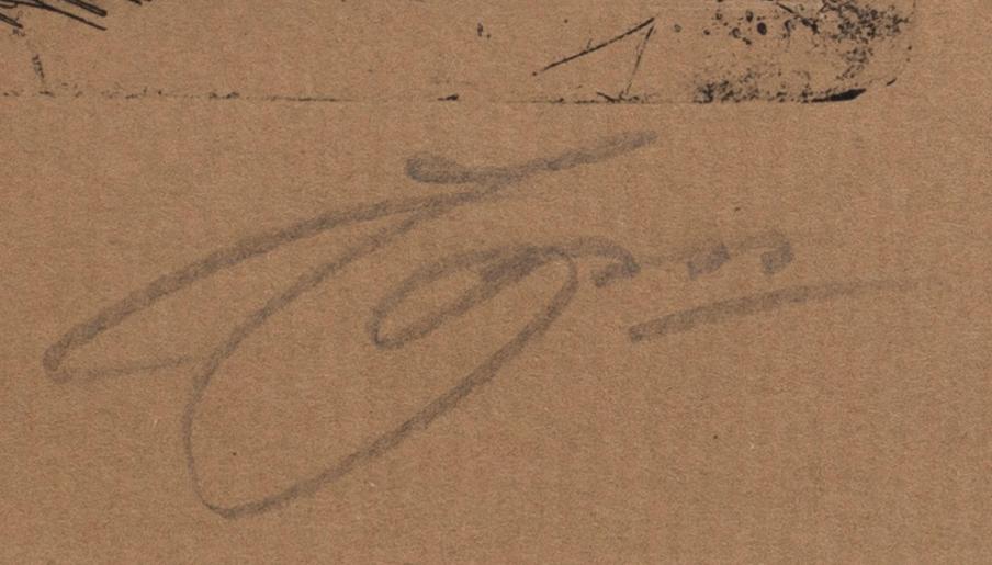 Anders Zorn, a signed etching form 1919.