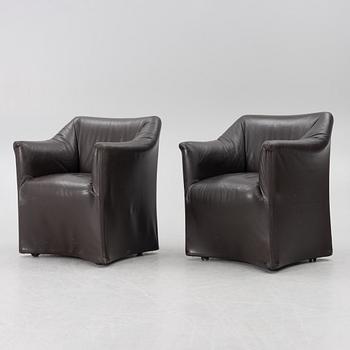 Mario Bellini, armchairs, a pair, model 684, "Tentazione", Cassina.