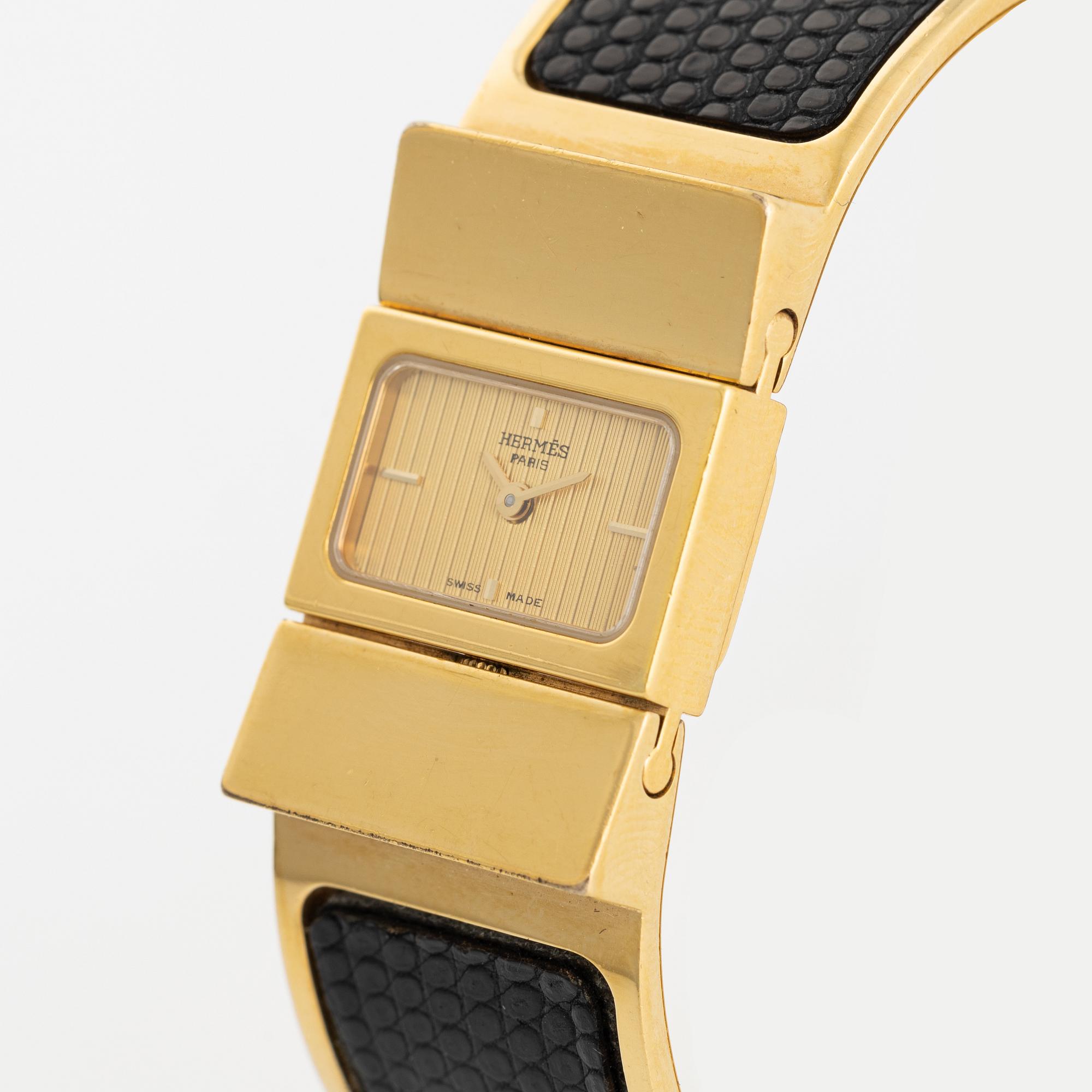 Hermès, 'Loquet', wristwatch, 19 mm.