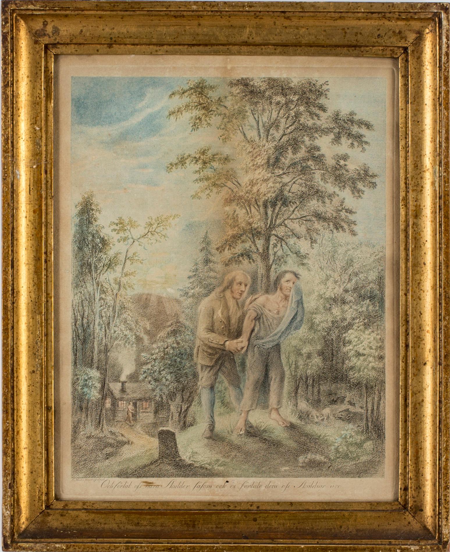 ELIAS MARTIN, Roulettegravyrer, 10 st, signerade i plåten.