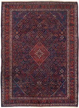 431. A CARPET. Semi-antique Djoshagan. 359 x 268 cm. (as well as 2,5 cm flat weave at each end).