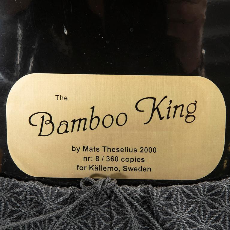 Mats Theselius, armchair, a pair, "Bamboo king", Källemo AB, Värnamo, 8/360 and 49/360.