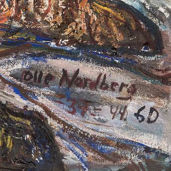 OLLE NORDBERG, oil canvas, signed and dated -37-44. 60.