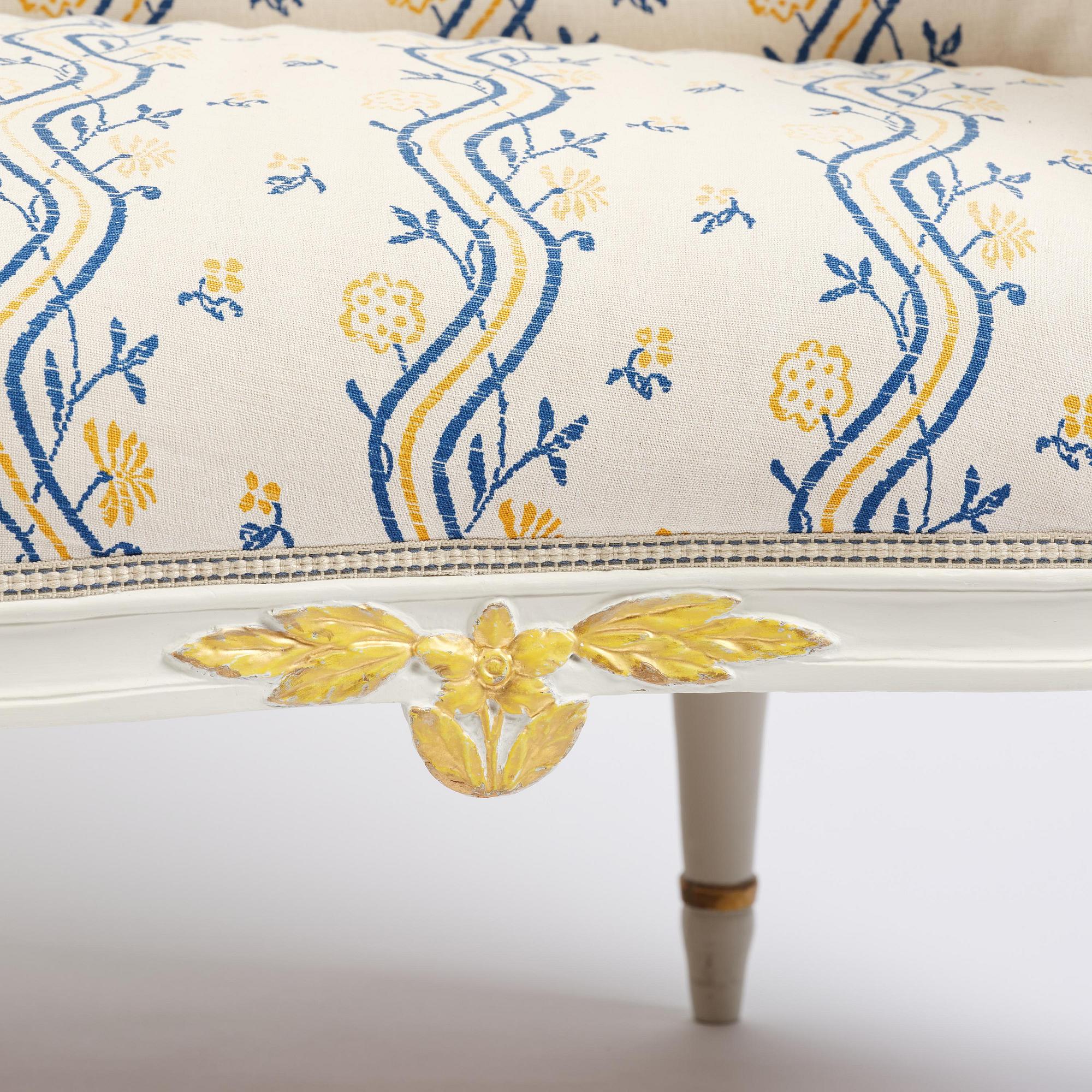 Soffa, Stockholmsarbete, sent 1700-tal, Gustaviansk.