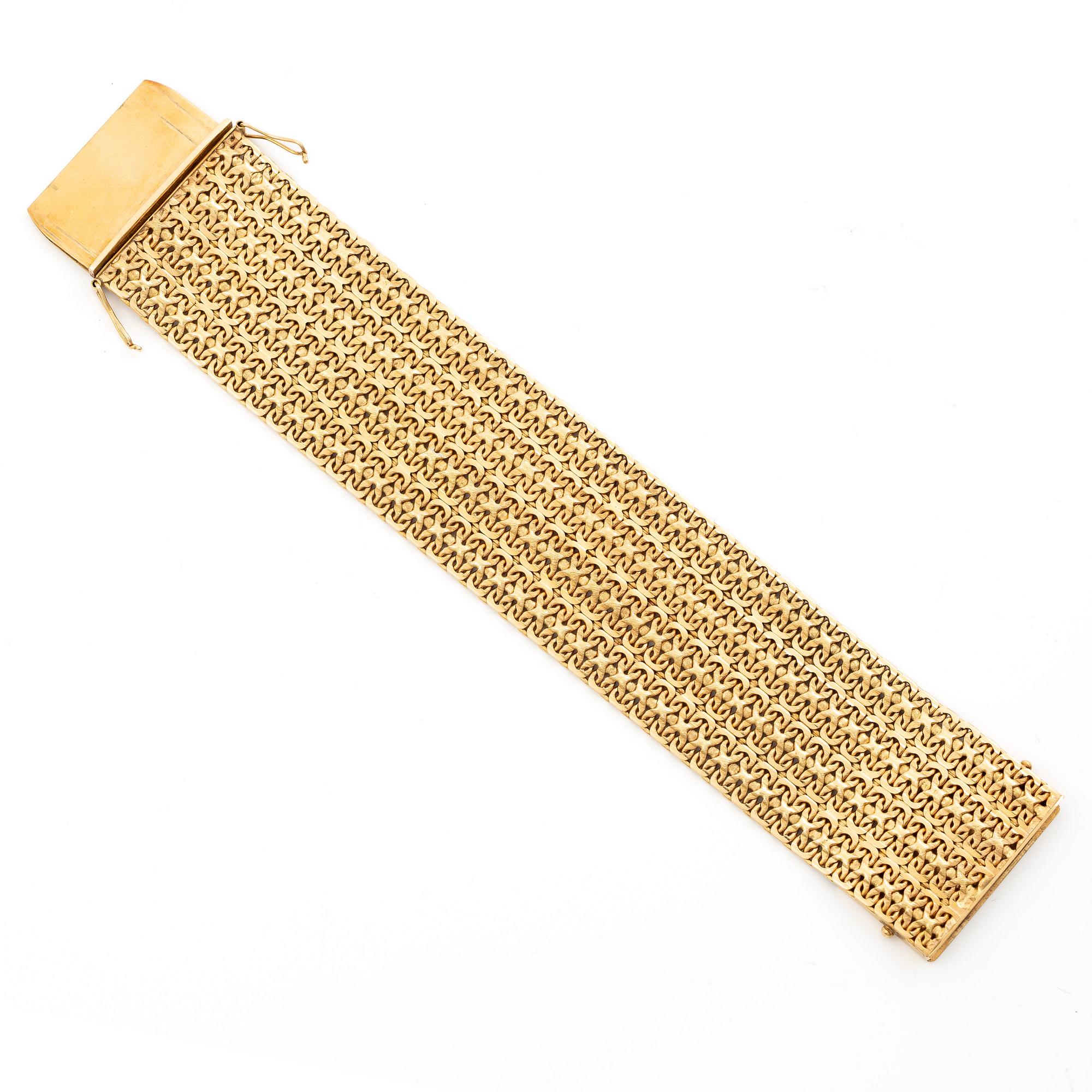 Armband, 18K guld.