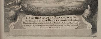 DAVID KLÖCKER EHRENSTRAHL, KOPPARSTICK, 2 st, 1700-tal, efter David Klöcker Ehrenstrahl och Adrian van der Werff.