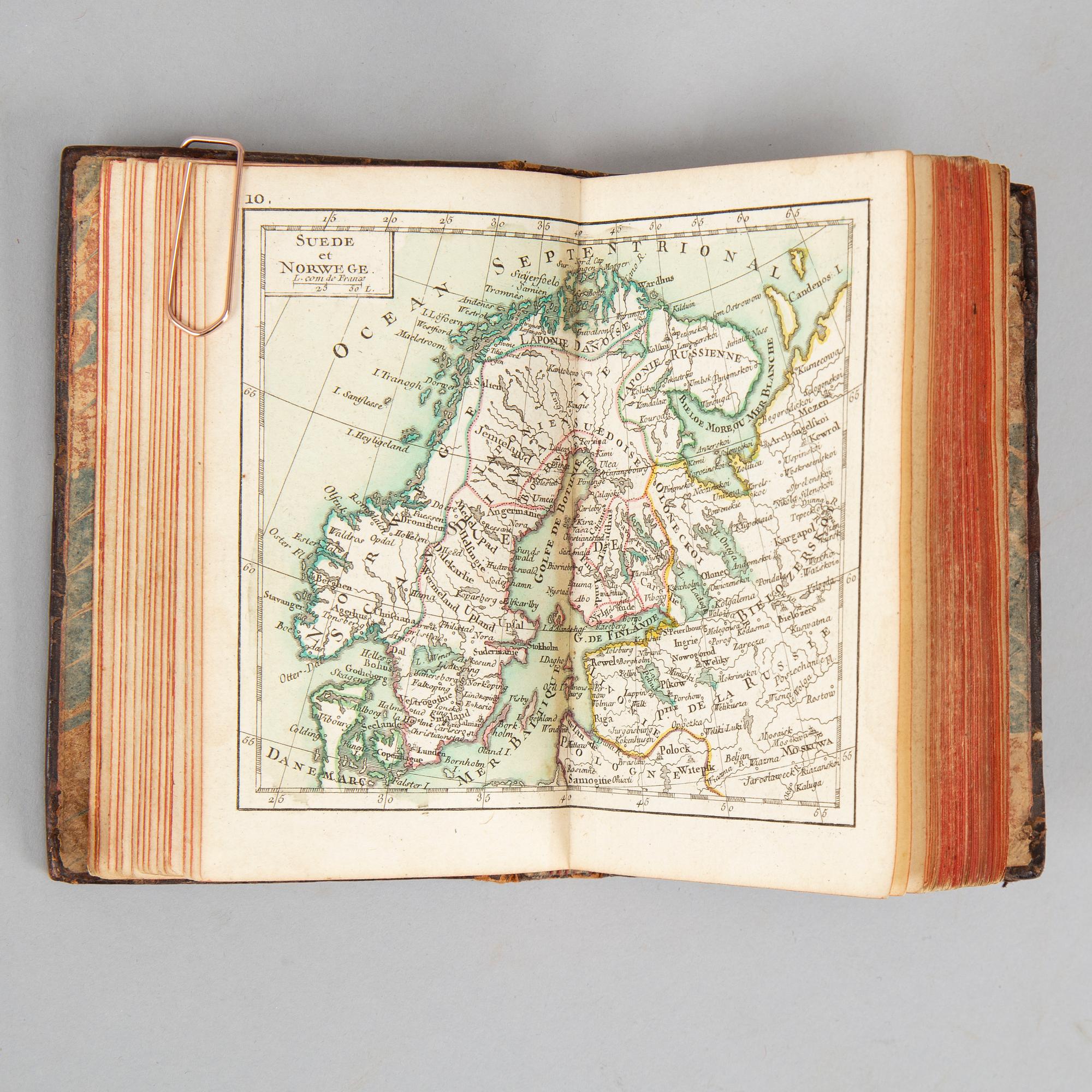 With 30 engraved maps and plates, 1762.
