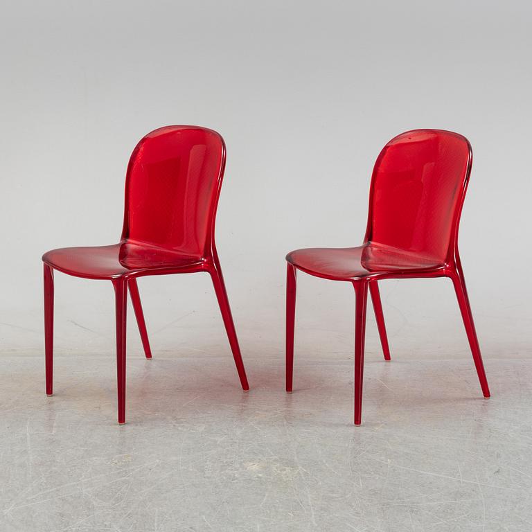 Patrick Jouin, six 'Thalya' chairs, Kartell, Italy.