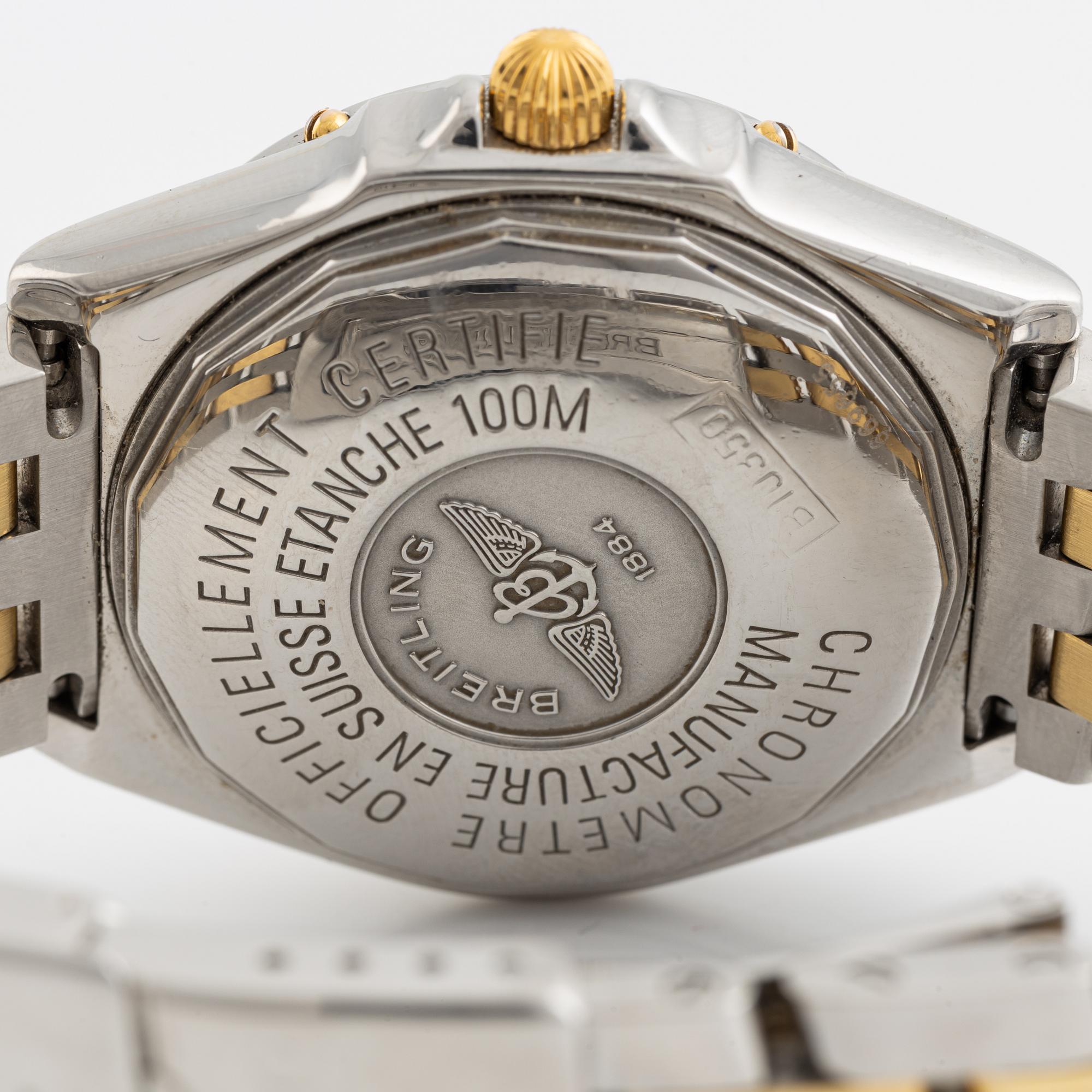 Breitling, Wings, wristwatch, 37,6 mm.