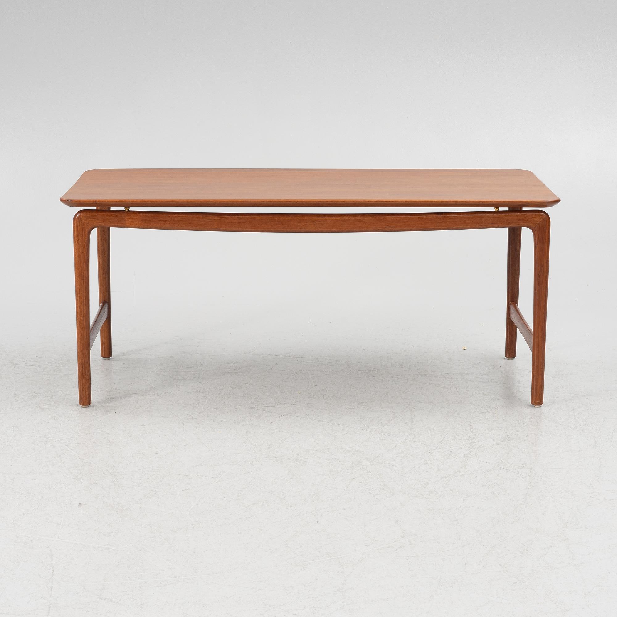 Peter Hvidt & Orla Mølgaard Nielsen, a coffee table, France & Daverkosen/Son, Denmark 1950s-60s.