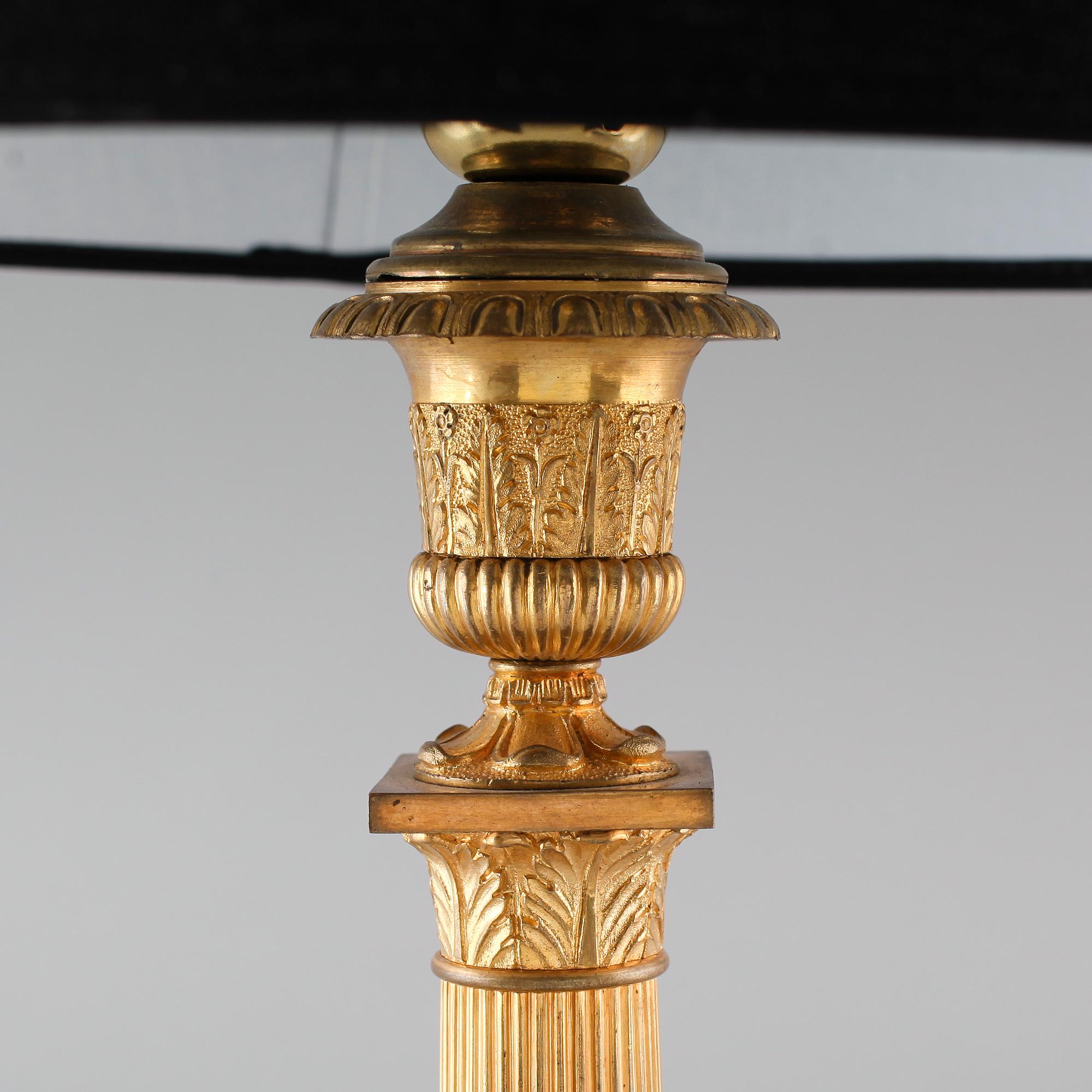 BORDSLAMPA, empirestil, 1800-talets andra hälft.