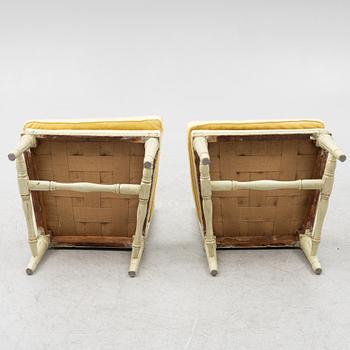 Chairs, a pair, Gustavian, late 18th century.