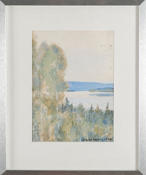 NILS WIKBERG, akvarell, signerad och daterad 1970.