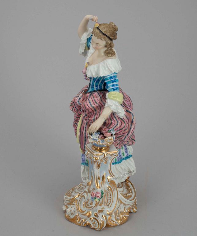 FIGURIN, porslin, 1800-tal.