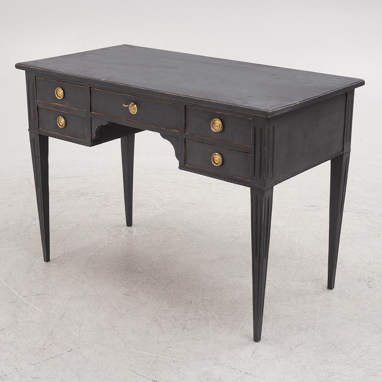 A Gustavian style desk, early 20th century.