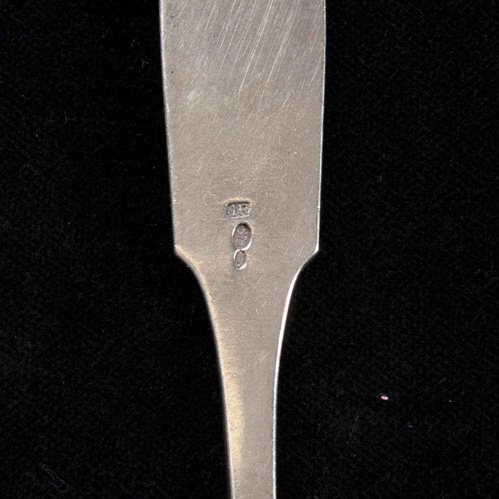 ATERIMET, 6+6 kpl, hopeaa, Tallinna, Joseph Rubin, toimi noin 1920 - 1935. Paino ilman veitsiä 243,5 g.