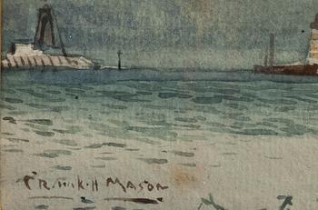 FRANK HENRY MASON, akvarell, sign.