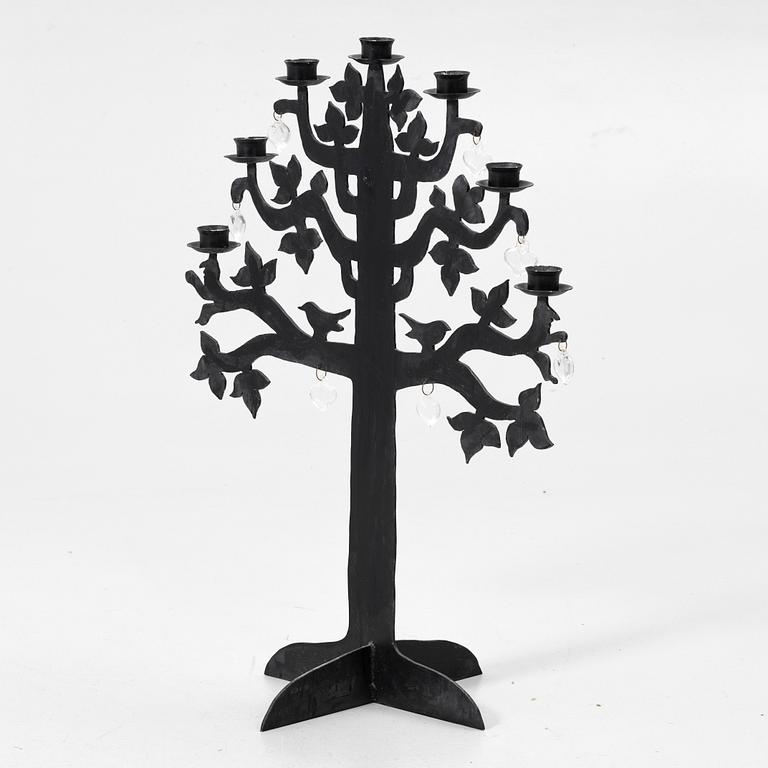 Bertil Vallien, Golvljusstake "Livets träd", Boda Smide, 1900-talets senare del.