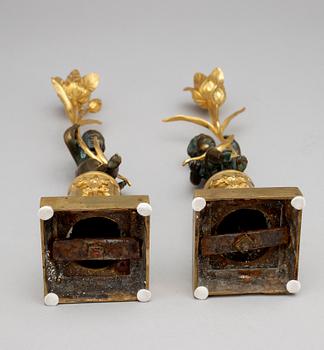 LJUSSTAKAR, ett par. Frankrike, 1700-talets slut. Louis XVI.