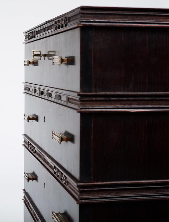 Axel Einar Hjorth, a macassar ebony chest of drawers, Nordiska Kompaniet, 1928, exhibited at the World's Fair in Barcelona 1929.