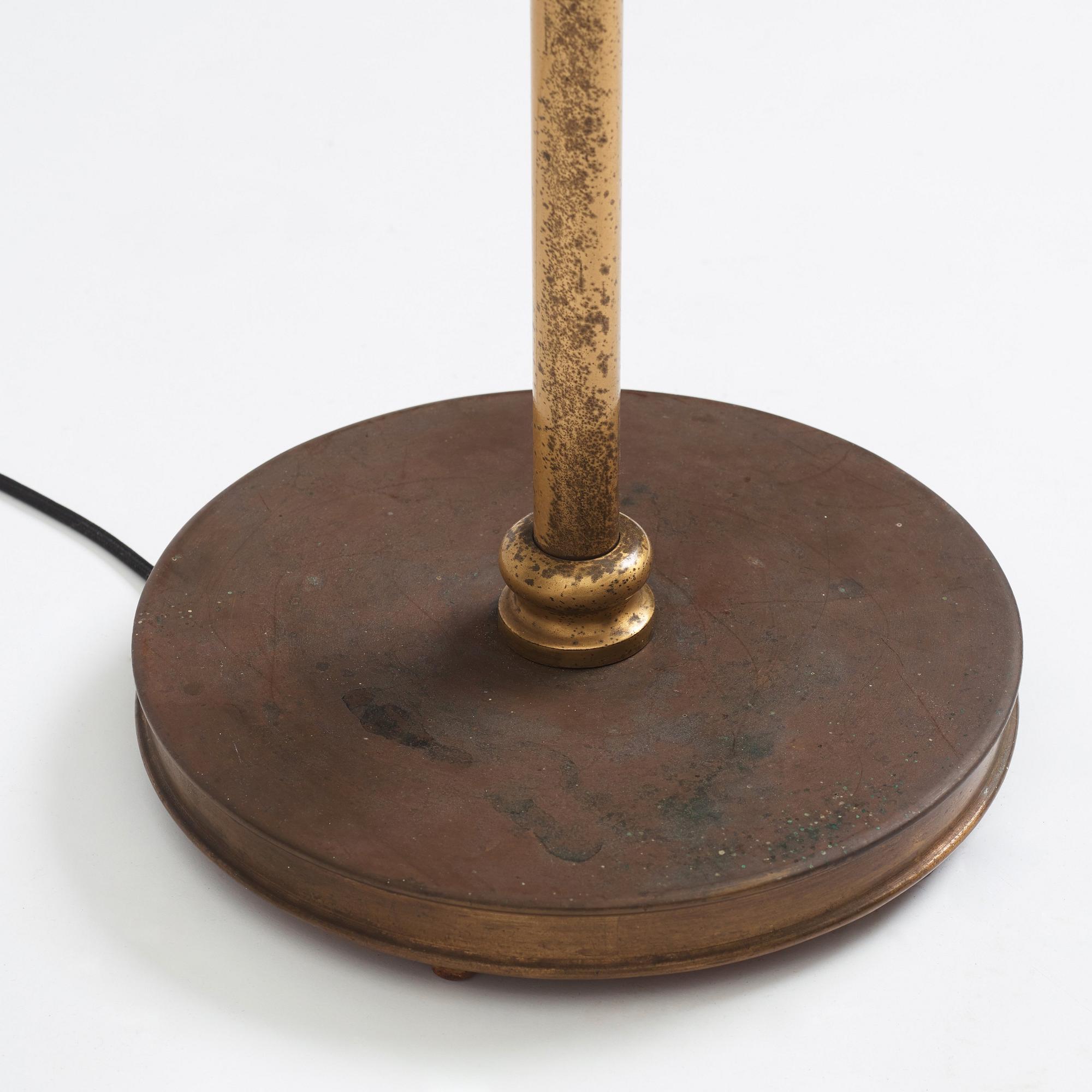 Josef Frank, a rare floor lamp, model "G 2346", Firma Svenskt Tenn, 1940-50s.