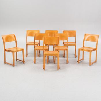 A set of eight chairs, mid 20th Century.