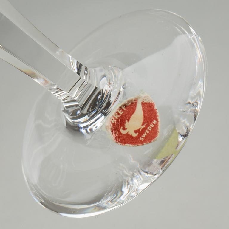 GLASSERVIS, 50 delar, "Karolina", Gunnar Cyrén, Orrefors.