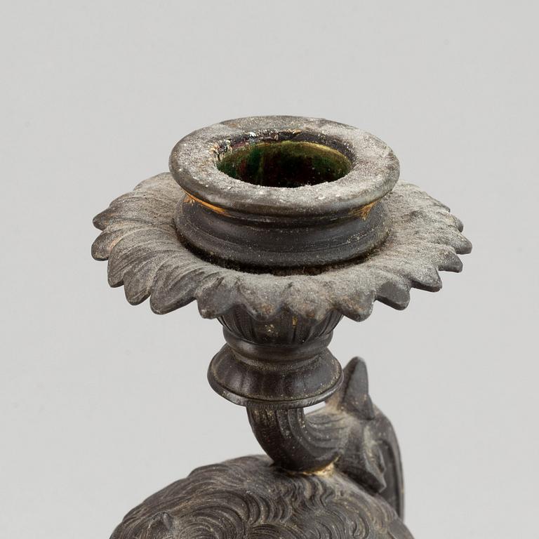 A pair of candelsticks, second half of the 19th century.