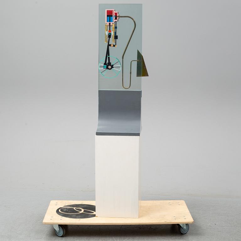C GÖRAN KARLSSON, sculpture, mixed media, glass and metal.