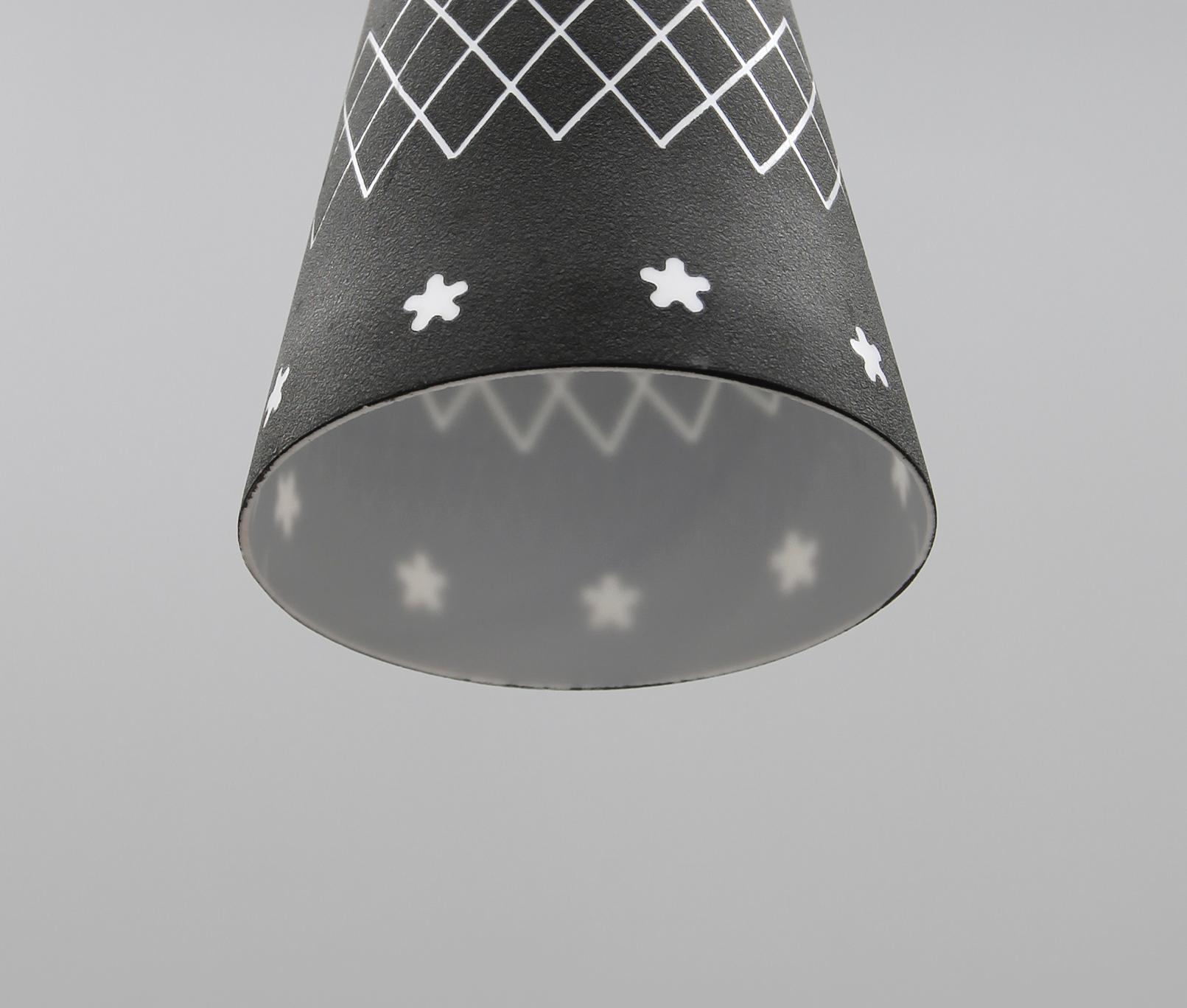 TAKLAMPOR, 3 st, glas, 1900-talets mitt.