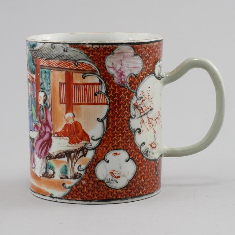 MUGG, porslin, Kina, 1700-tal.