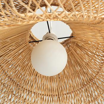 A pair of ceiling lamps, contemporary.