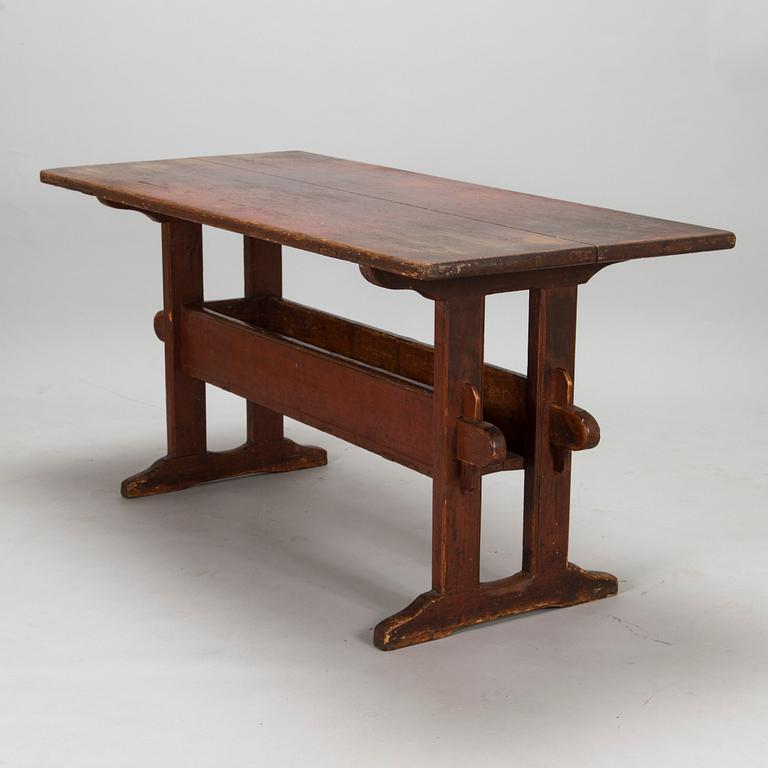 Bockbord, allmoge, Finland, 1800-talets början.